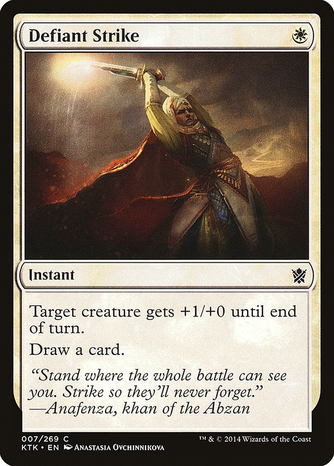 Defiant Strike [Khans of Tarkir] | Silver Goblin