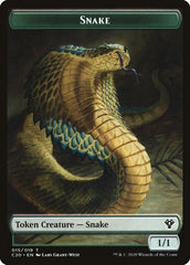Beast (010) // Snake Double-Sided Token [Commander 2020 Tokens] | Silver Goblin