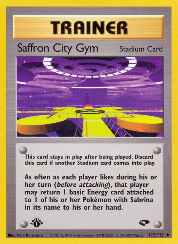 Saffron City Gym (122/132) [Gym Challenge 1st Edition] | Silver Goblin