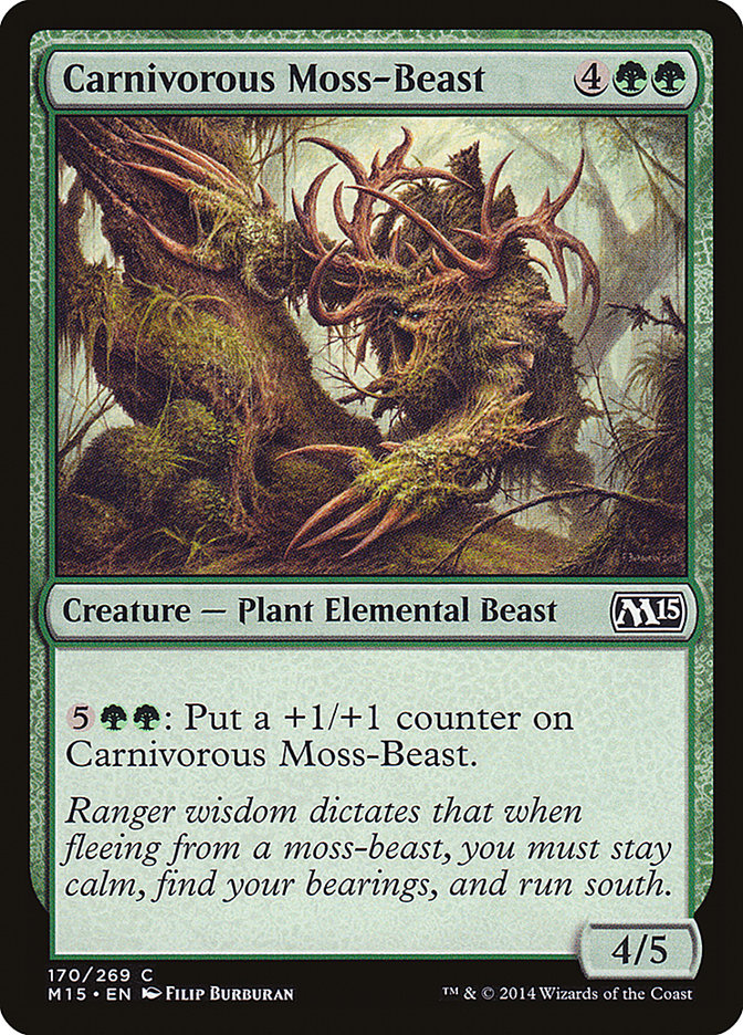Carnivorous Moss-Beast [Magic 2015] | Silver Goblin