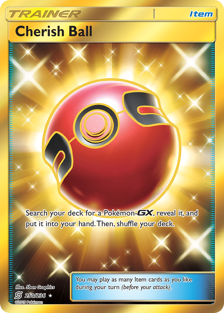 Cherish Ball (250/236) [Sun & Moon: Unified Minds] | Silver Goblin