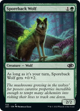 Sporeback Wolf [Jumpstart 2022] | Silver Goblin