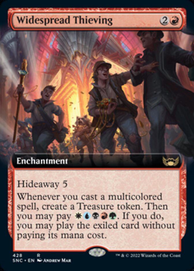Widespread Thieving (Extended Art) [Streets of New Capenna] | Silver Goblin