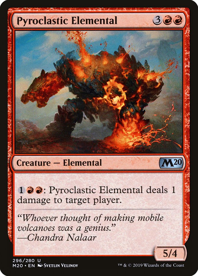 Pyroclastic Elemental [Core Set 2020] | Silver Goblin