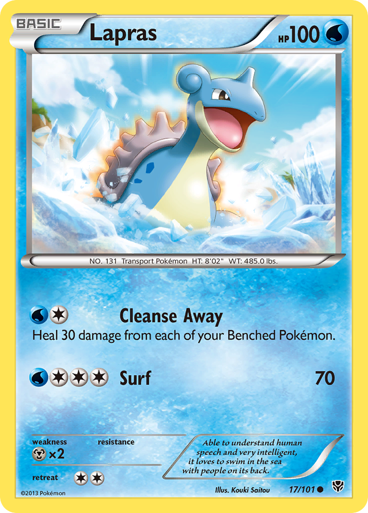 Lapras (17/101) [Black & White: Plasma Blast] | Silver Goblin