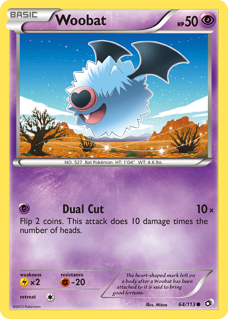 Woobat (64/113) [Black & White: Legendary Treasures] | Silver Goblin