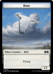 Bird // Food (0012) Double-Sided Token [Wilds of Eldraine Tokens] | Silver Goblin