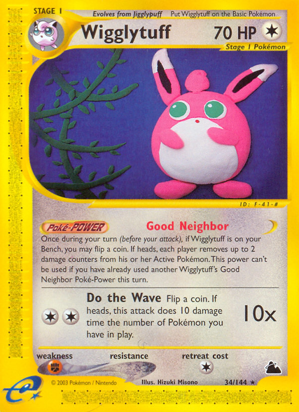 Wigglytuff (34/144) [Skyridge] | Silver Goblin