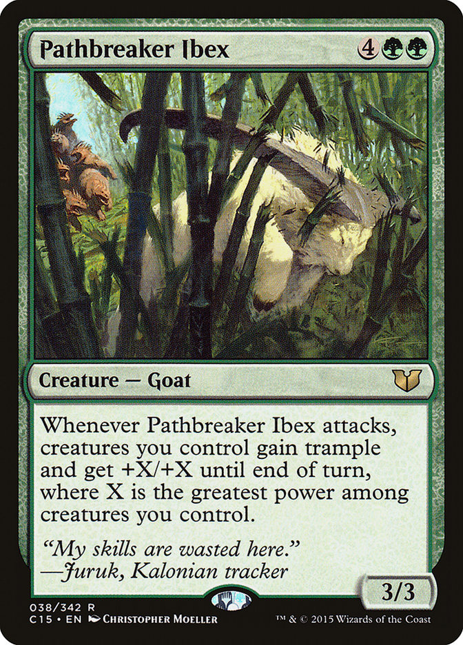 Pathbreaker Ibex [Commander 2015] | Silver Goblin