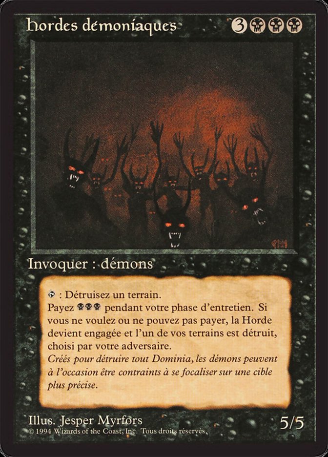 Demonic Hordes [Foreign Black Border] | Silver Goblin