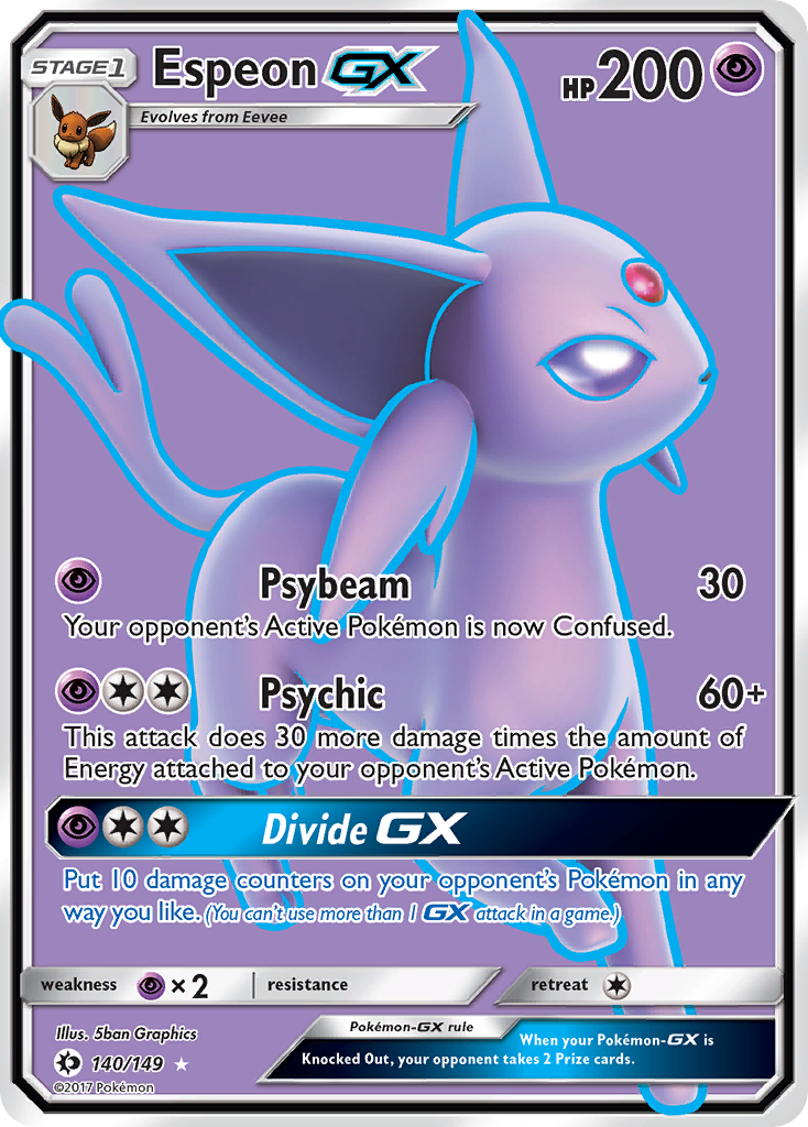 Espeon GX (140/149) [Sun & Moon: Base Set] | Silver Goblin