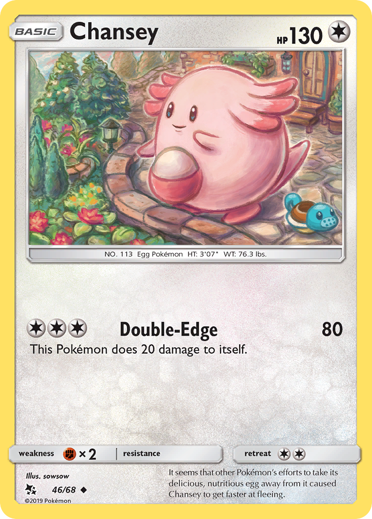 Chansey (46/68) [Sun & Moon: Hidden Fates] | Silver Goblin