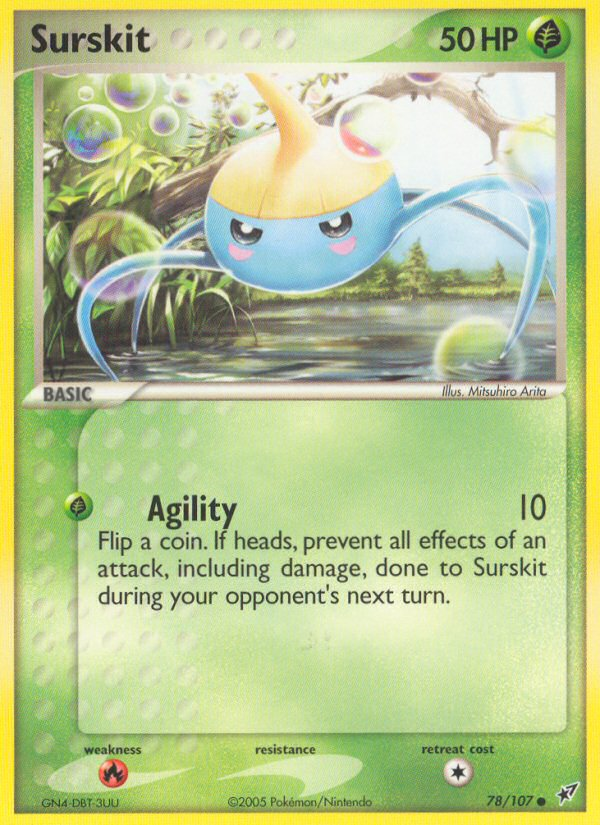 Surskit (78/107) [EX: Deoxys] | Silver Goblin