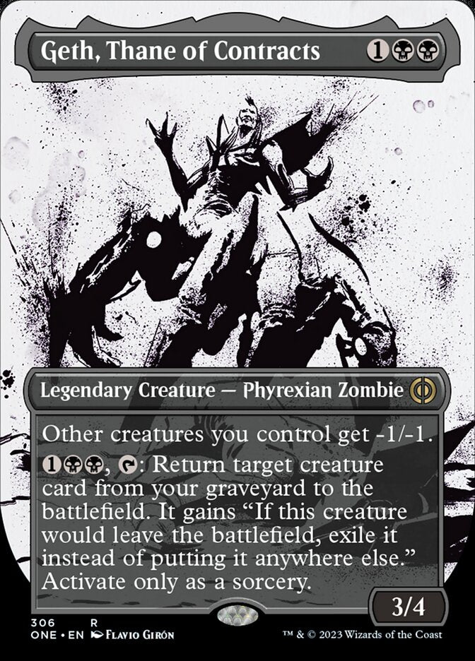 Geth, Thane of Contracts (Borderless Ichor) [Phyrexia: All Will Be One] | Silver Goblin