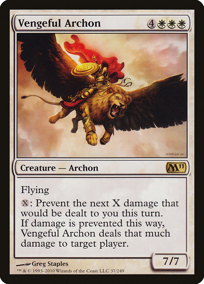 Vengeful Archon [Magic 2011] | Silver Goblin