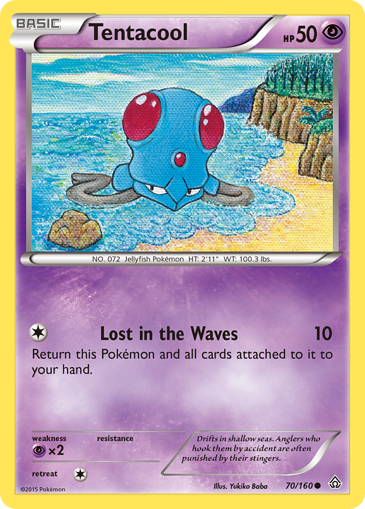 Tentacool (70/160) [XY: Primal Clash] | Silver Goblin