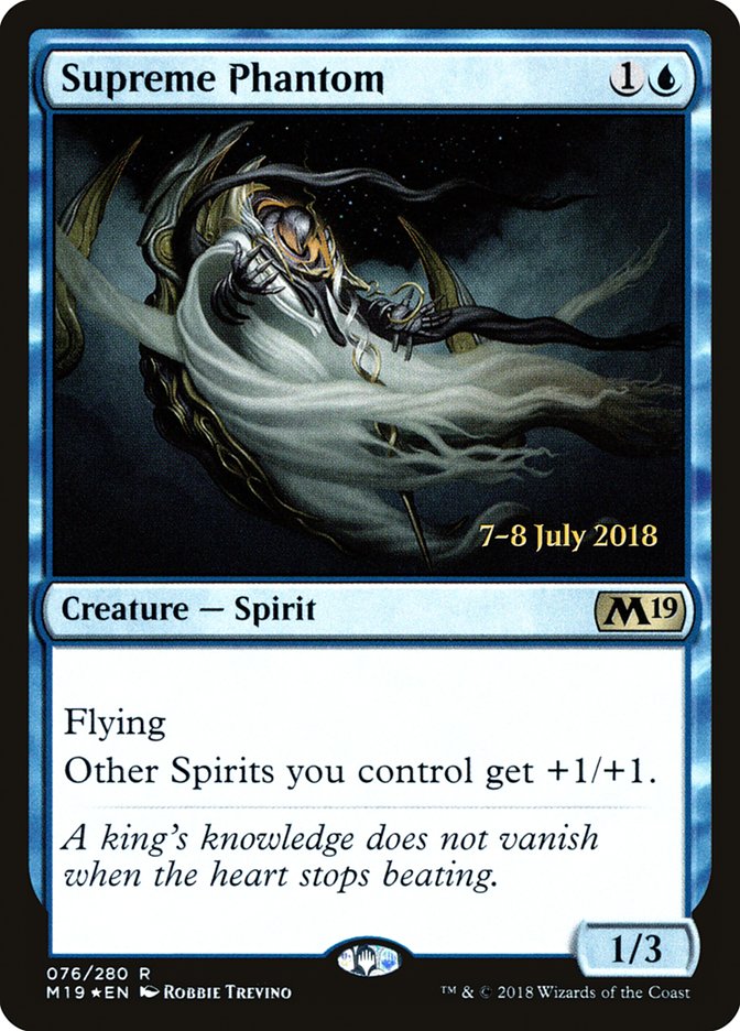 Supreme Phantom [Core Set 2019 Prerelease Promos] | Silver Goblin