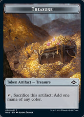 Construct // Treasure (20) Double-Sided Token [Modern Horizons 2 Tokens] | Silver Goblin