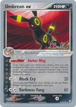 Umbreon ex (112/115) (Eeveelutions - Jimmy Ballard) [World Championships 2006] | Silver Goblin