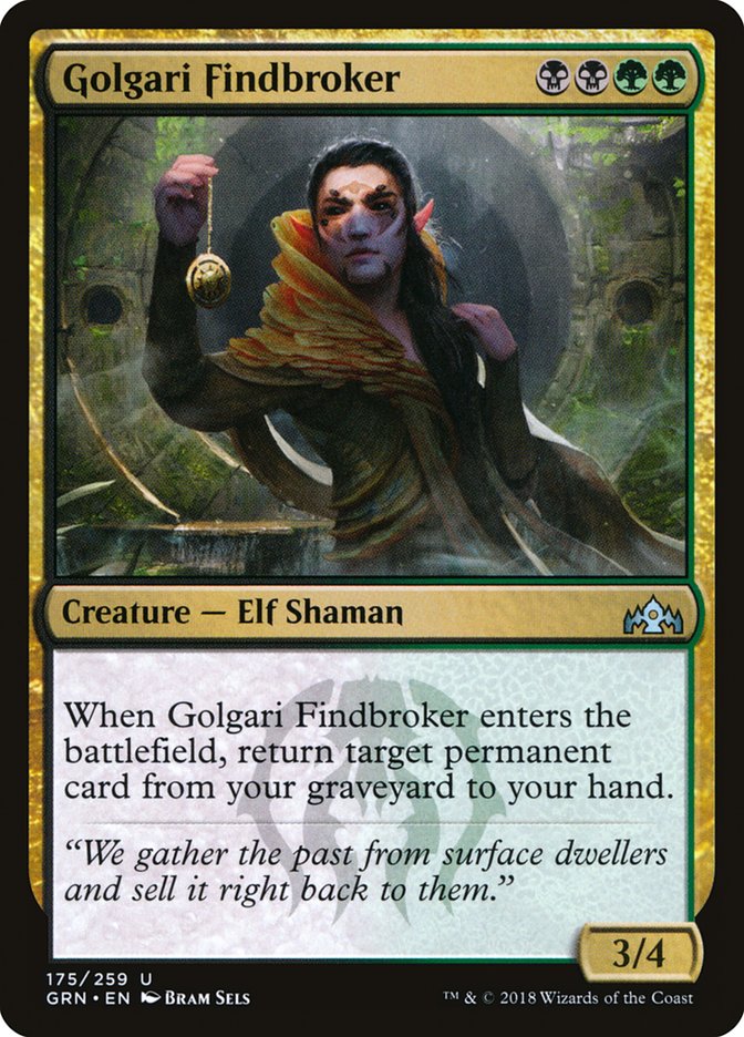 Golgari Findbroker [Guilds of Ravnica] | Silver Goblin