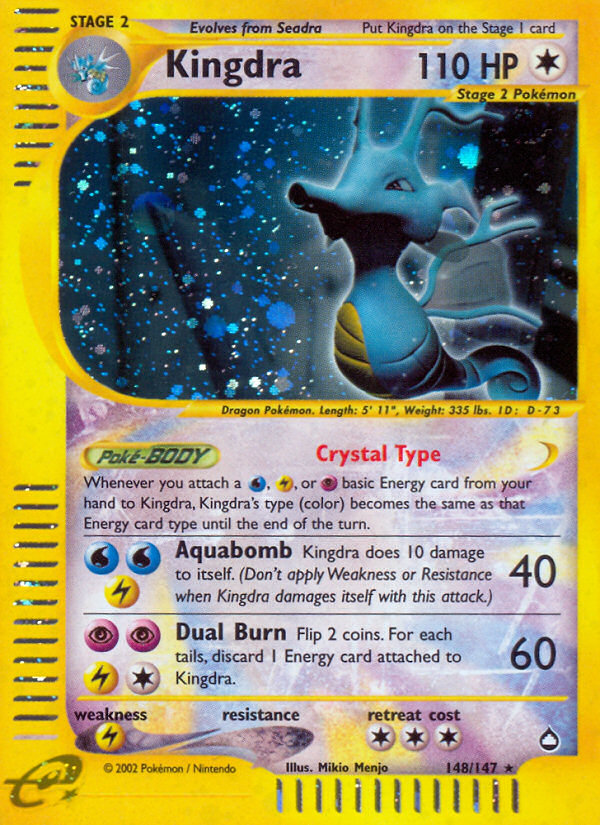 Kingdra (148/147) [Aquapolis] | Silver Goblin