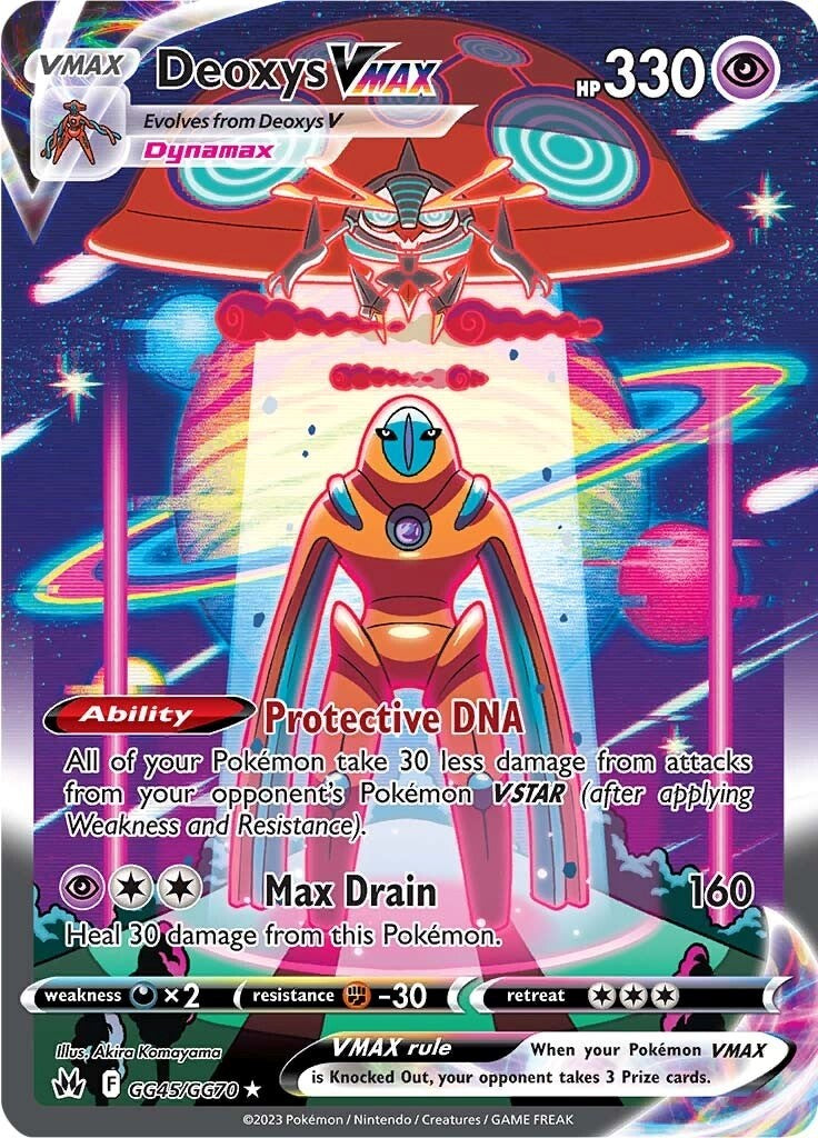 Deoxys VMAX (GG45/GG70) [Sword & Shield: Crown Zenith] | Silver Goblin