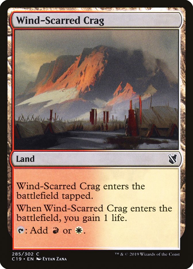 Wind-Scarred Crag [Commander 2019] | Silver Goblin