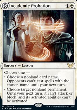Academic Probation (Promo Pack) [Strixhaven: School of Mages Promos] | Silver Goblin