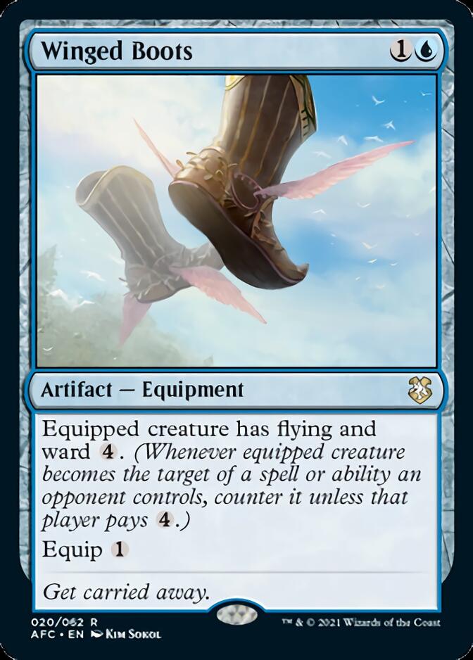 Winged Boots [Dungeons & Dragons: Adventures in the Forgotten Realms Commander] | Silver Goblin