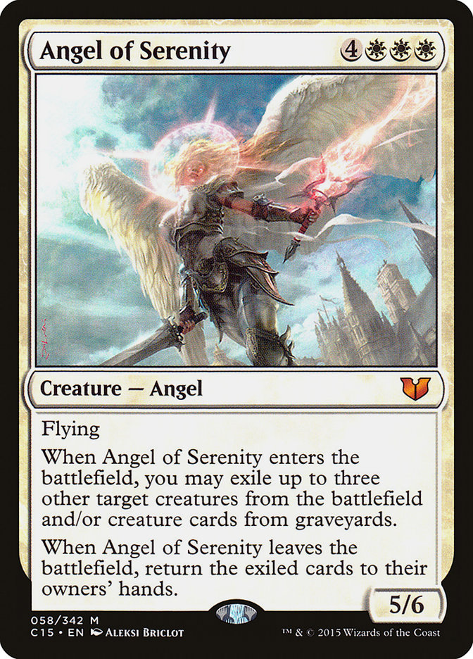 Angel of Serenity [Commander 2015] | Silver Goblin