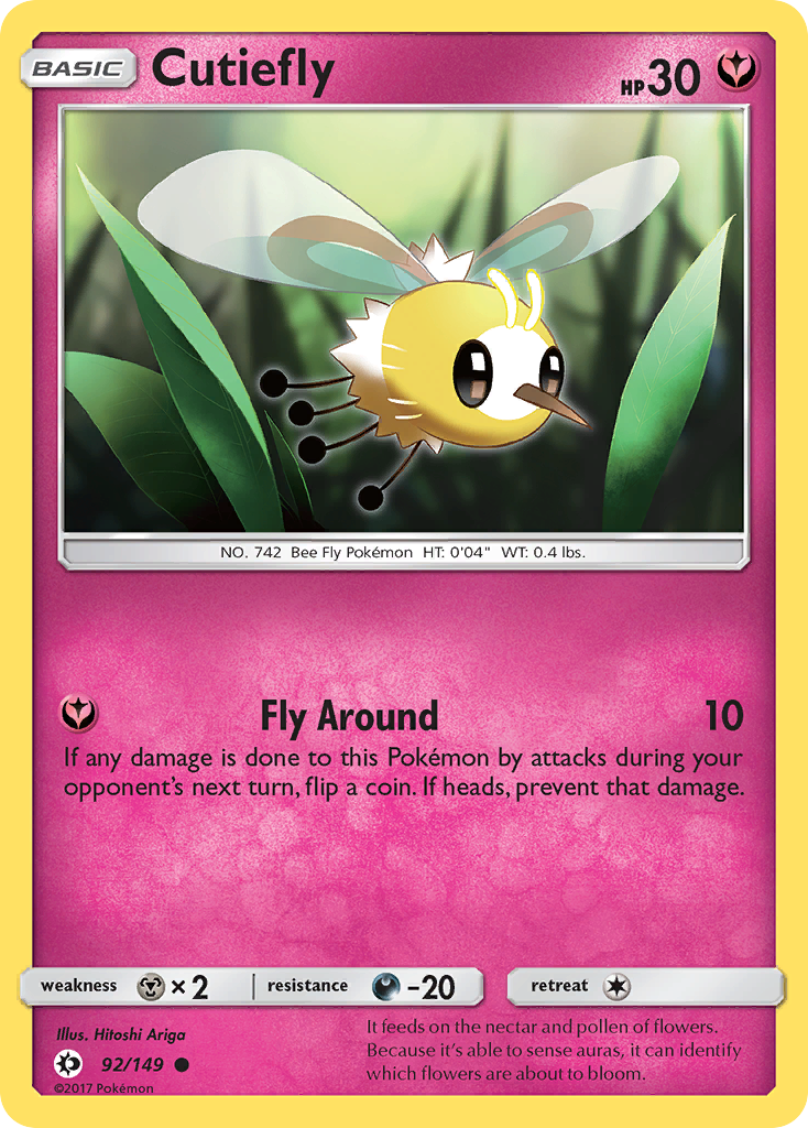 Cutiefly (92/149) [Sun & Moon: Base Set] | Silver Goblin