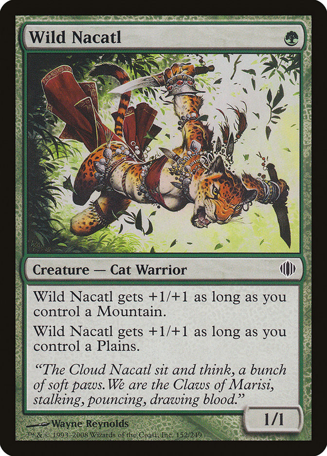 Wild Nacatl [Shards of Alara] | Silver Goblin