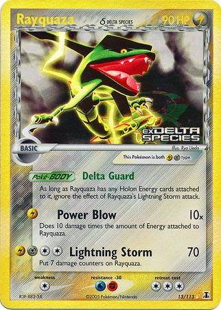 Rayquaza (13/113) (Delta Species) (Stamped) [EX: Delta Species] | Silver Goblin