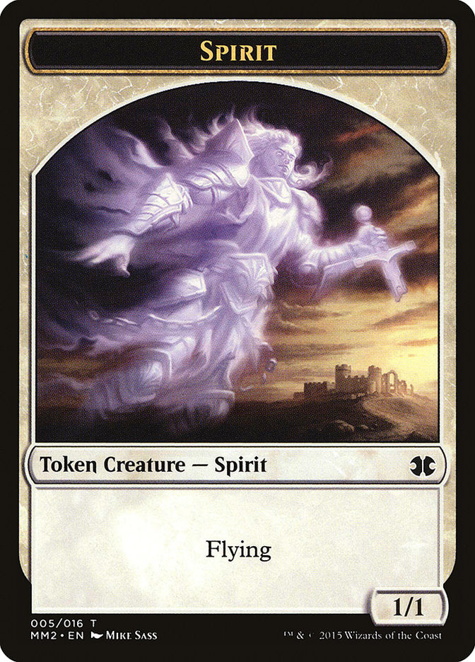 Spirit Token [Modern Masters 2015 Tokens]-MTG Single-Silver Goblin | Silver Goblin