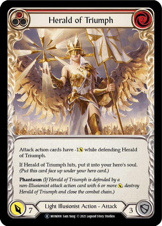 Herald of Triumph (Red) [U-MON008] (Monarch Unlimited)  Unlimited Normal | Silver Goblin