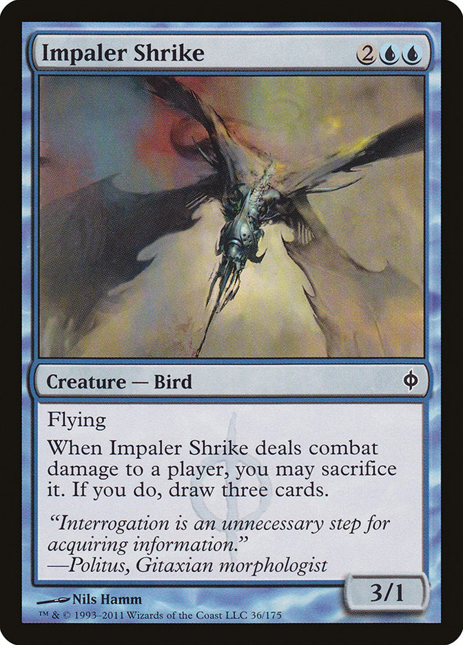 Impaler Shrike [New Phyrexia] | Silver Goblin