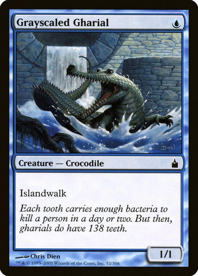 Grayscaled Gharial [Ravnica: City of Guilds] | Silver Goblin