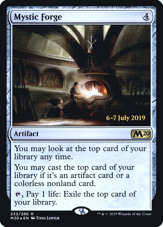 Mystic Forge [Core Set 2020 Prerelease Promos] | Silver Goblin