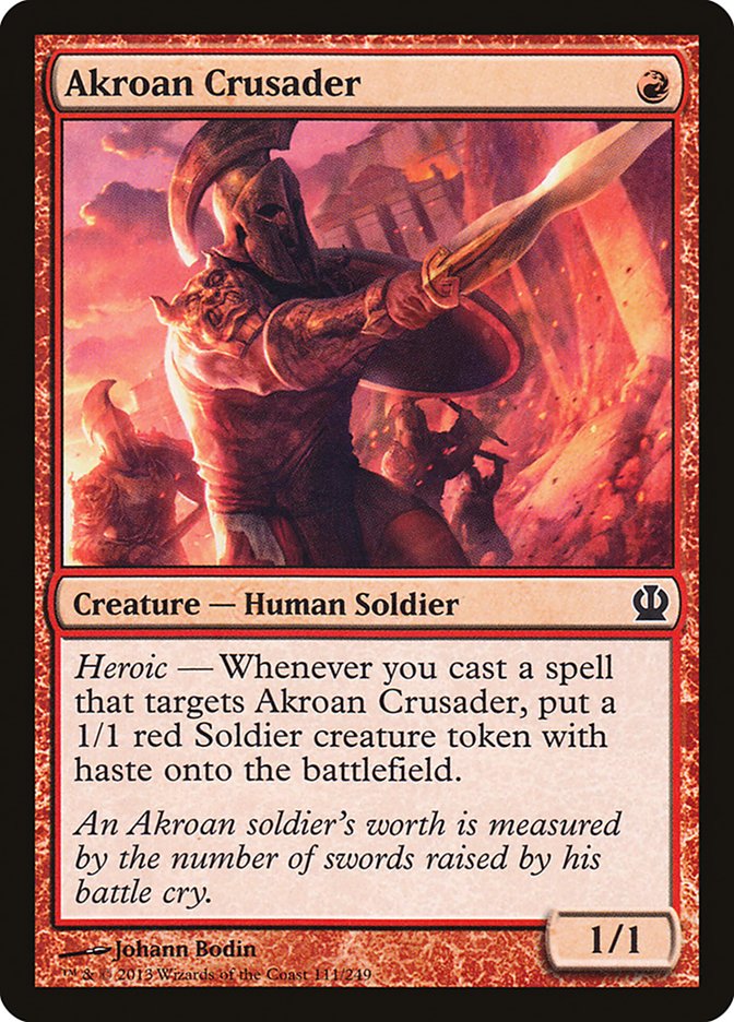 Akroan Crusader [Theros] | Silver Goblin