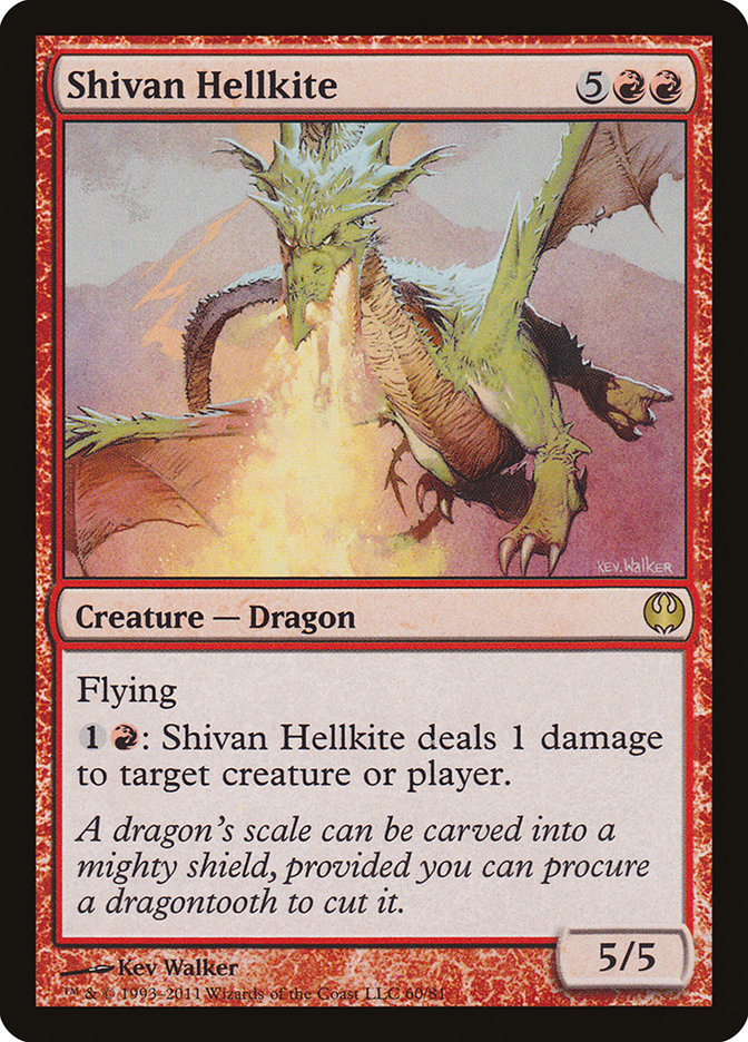 Shivan Hellkite [Duel Decks: Knights vs. Dragons] | Silver Goblin