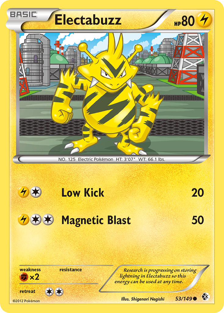 Electabuzz (53/149) [Black & White: Boundaries Crossed] | Silver Goblin