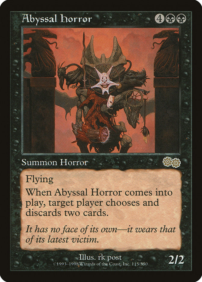 Abyssal Horror [Urza's Saga] | Silver Goblin