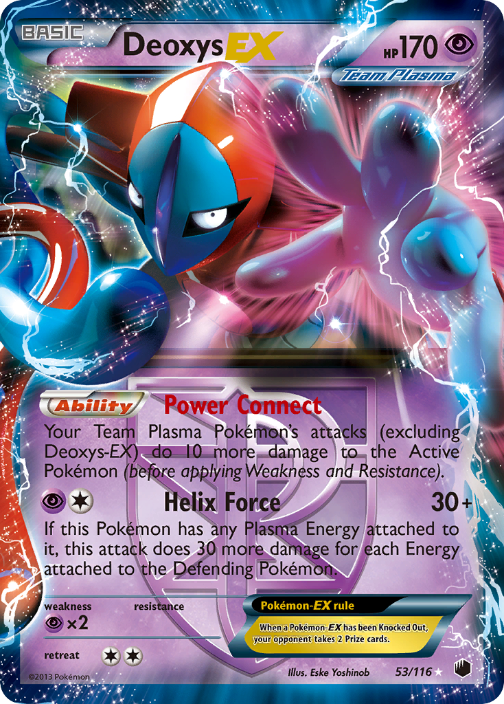 Deoxys EX (53/116) [Black & White: Plasma Freeze] | Silver Goblin