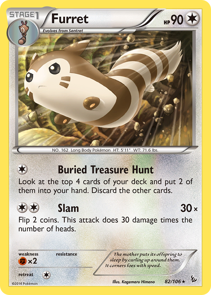 Furret (82/106) [XY: Flashfire] | Silver Goblin