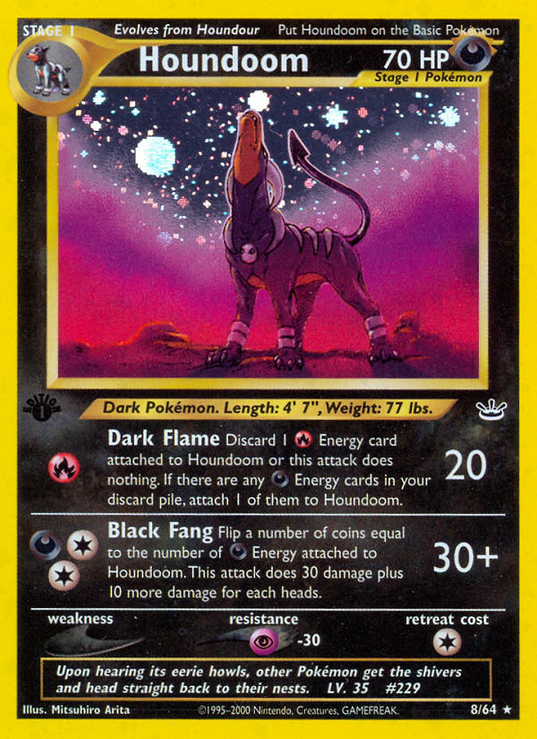 Houndoom (8/64) [Neo Revelation 1st Edition] | Silver Goblin