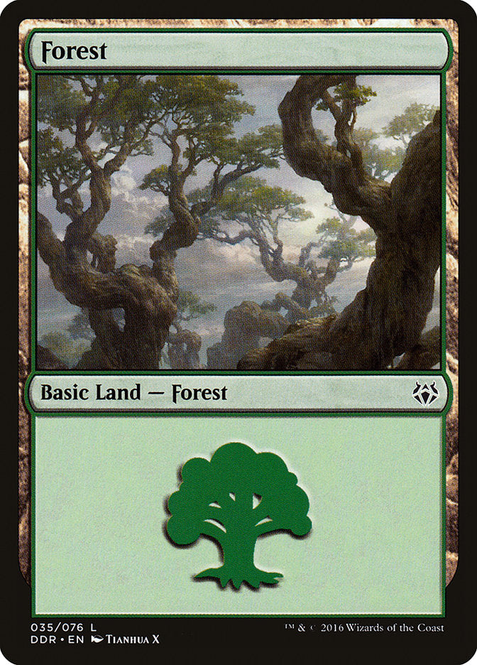 Forest (35) [Duel Decks: Nissa vs. Ob Nixilis] | Silver Goblin