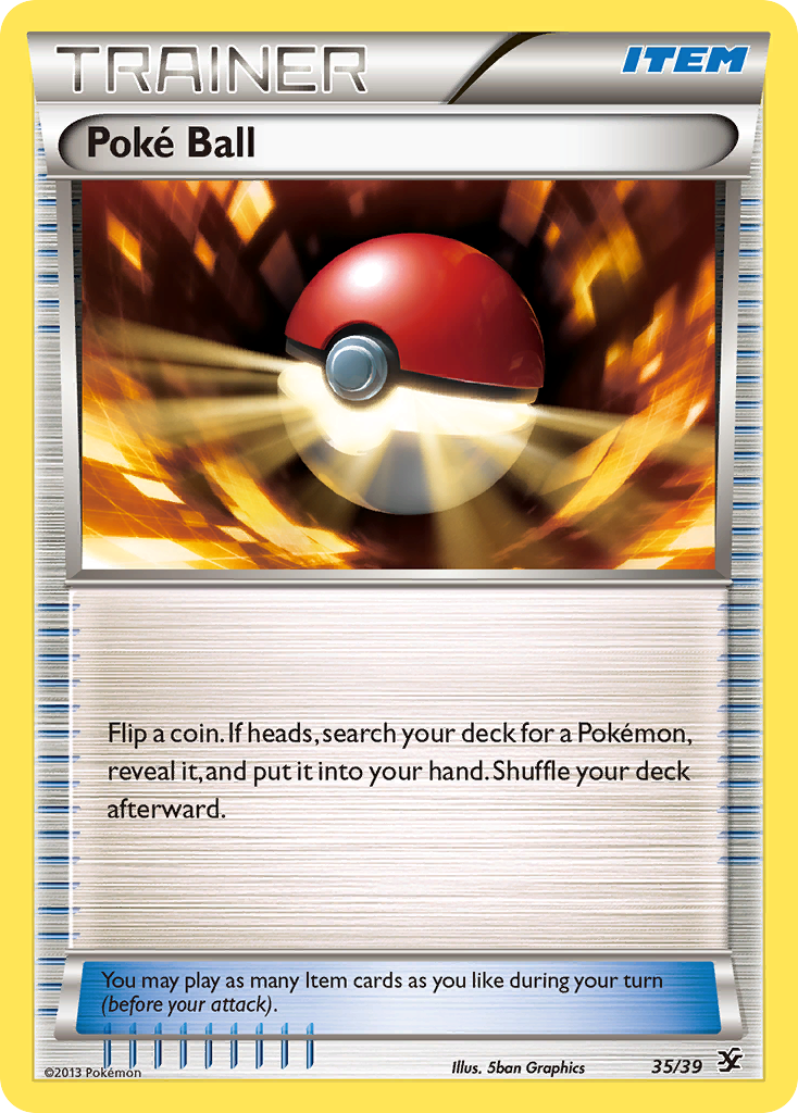 Poke Ball (35/39) [XY: Kalos Starter Set] | Silver Goblin