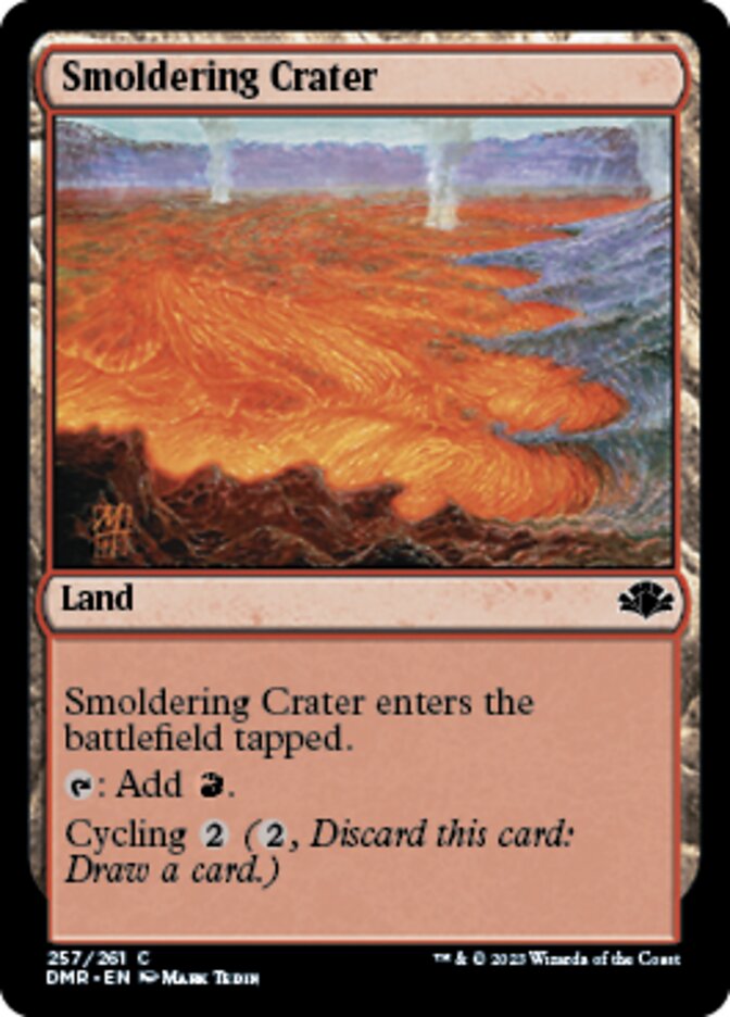 Smoldering Crater [Dominaria Remastered] | Silver Goblin