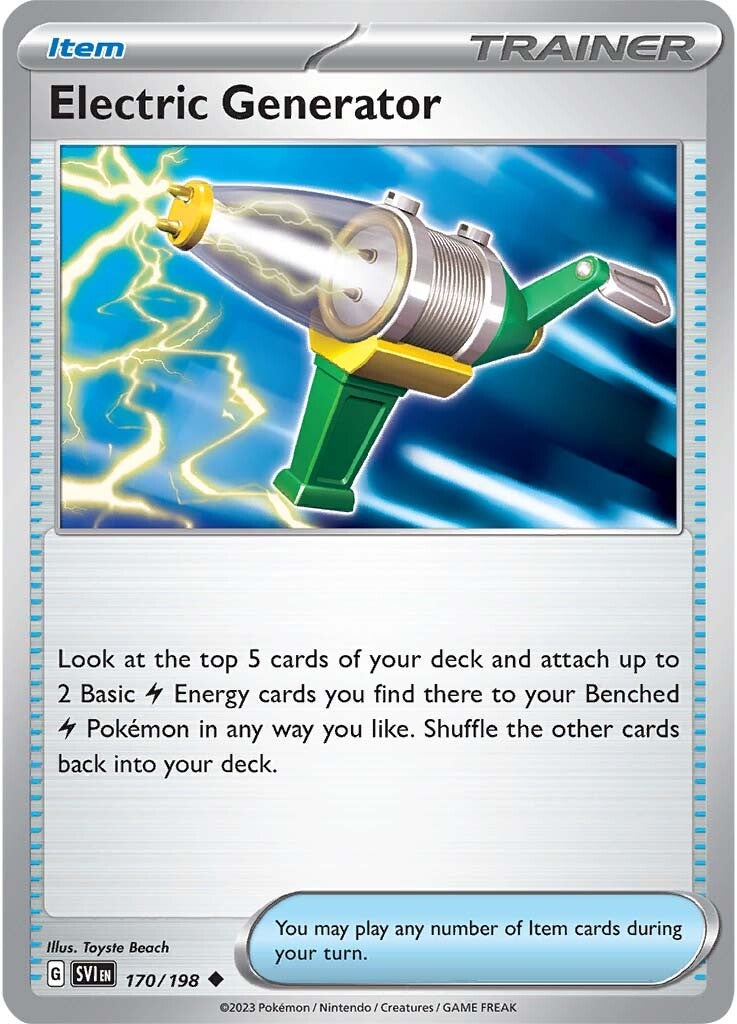 Electric Generator (170/198) [Scarlet & Violet: Base Set] | Silver Goblin