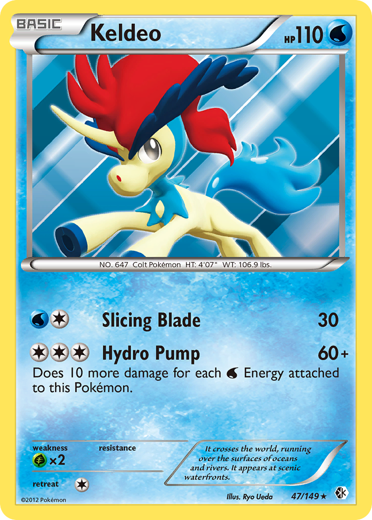 Keldeo (47/149) [Black & White: Boundaries Crossed] | Silver Goblin